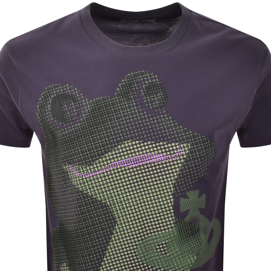 【関税込み】Vivienne Westwood パープル Frog Classic シャツ FROG CLASSIC Tシャツ(パープル)（メンズ）（2210351025